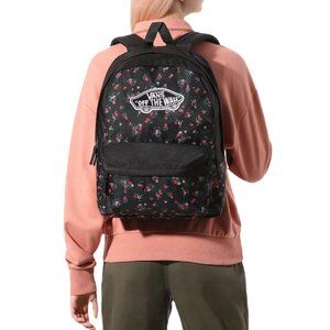 Plecak Vn0a3ui6zx3 Vans Realm Black And Rose Backpack Clearance